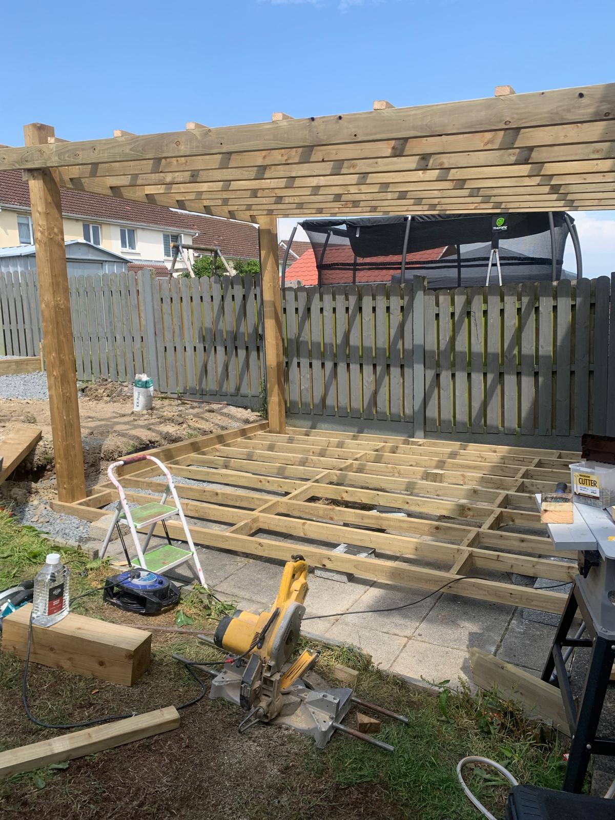 Garden Transformation with Composite Decking & Pergola, Blanchardstown, Dublin image 14