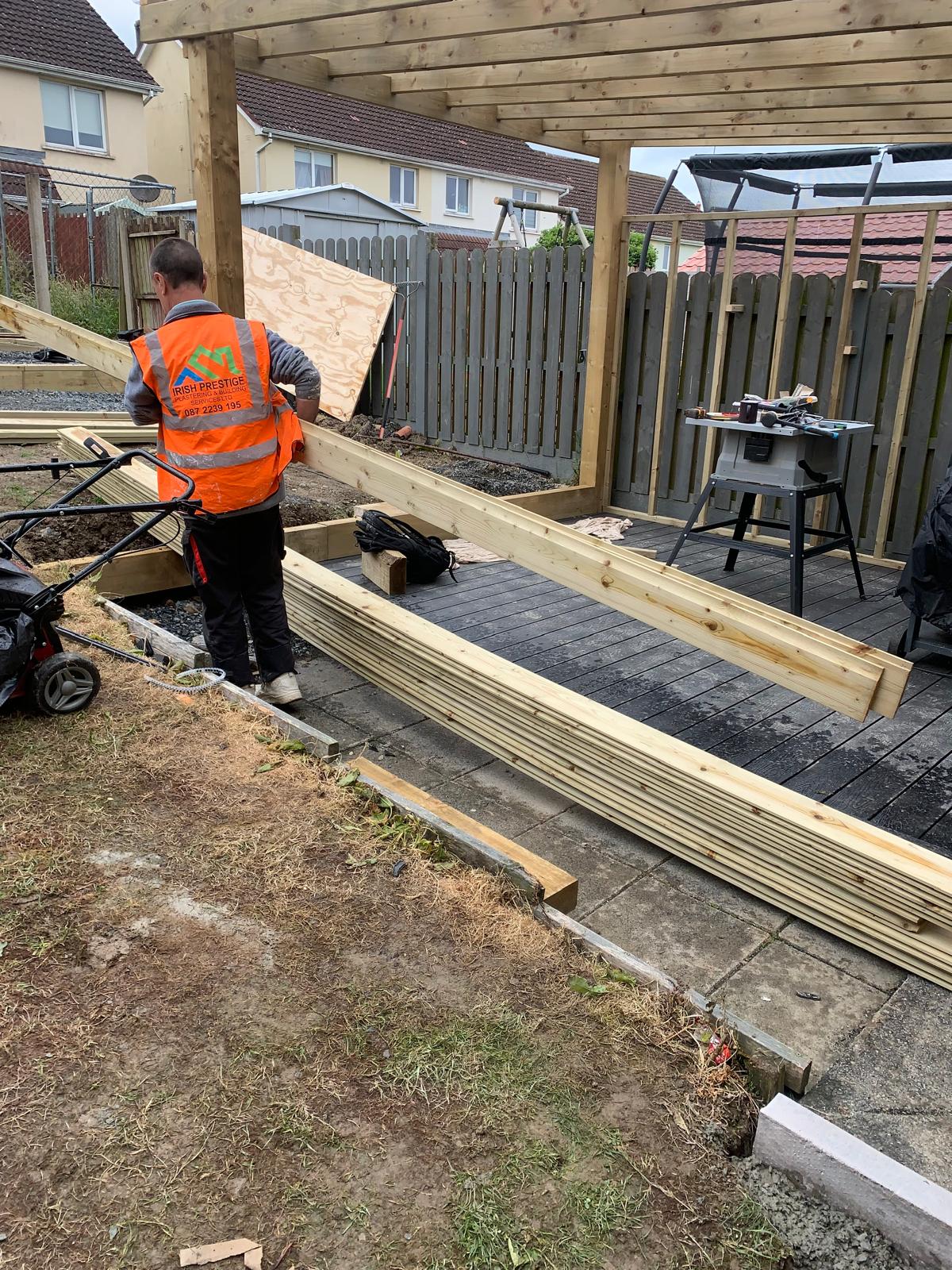 Garden Transformation with Composite Decking & Pergola, Blanchardstown, Dublin image 15