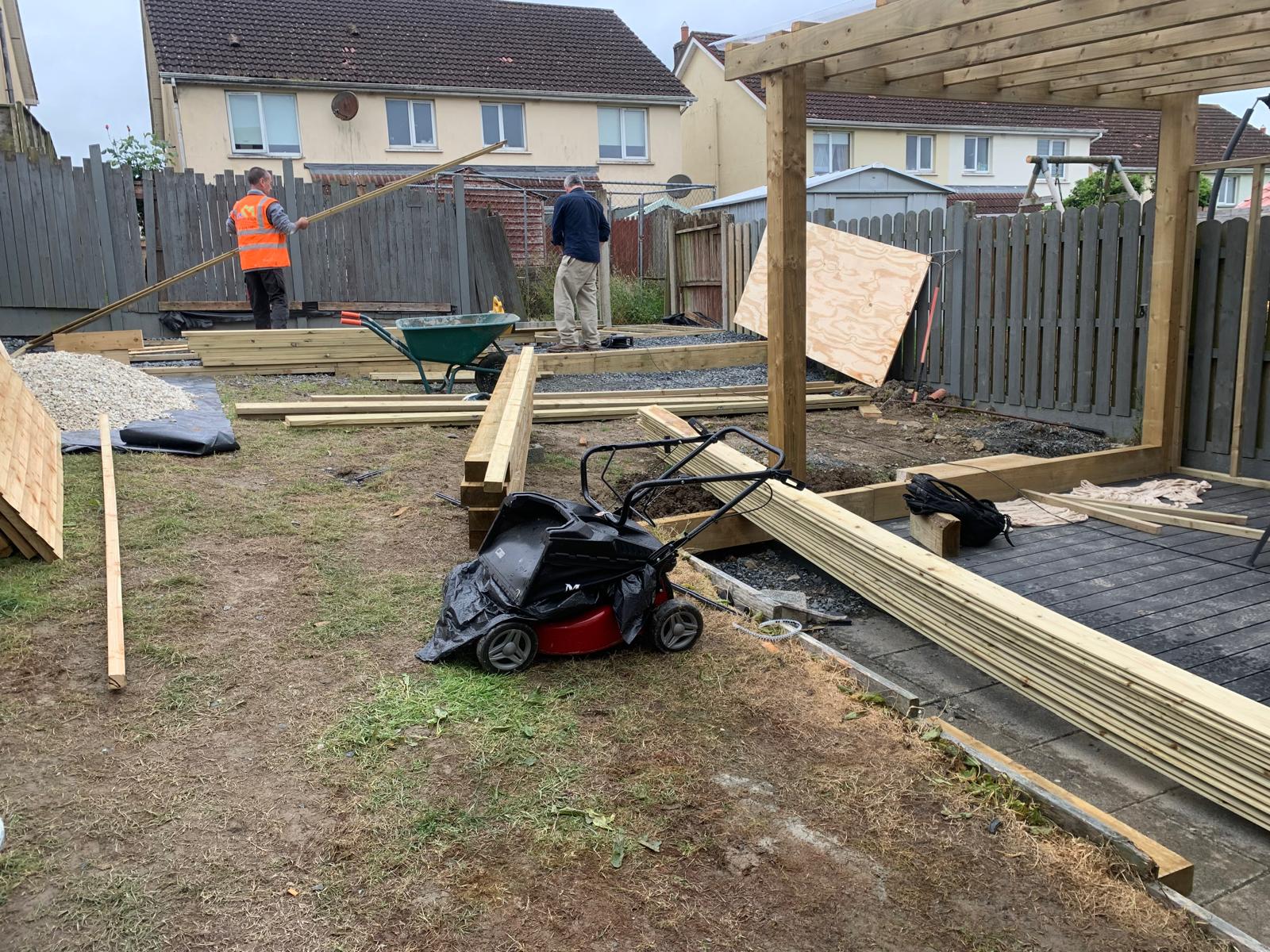 Garden Transformation with Composite Decking & Pergola, Blanchardstown, Dublin image 18