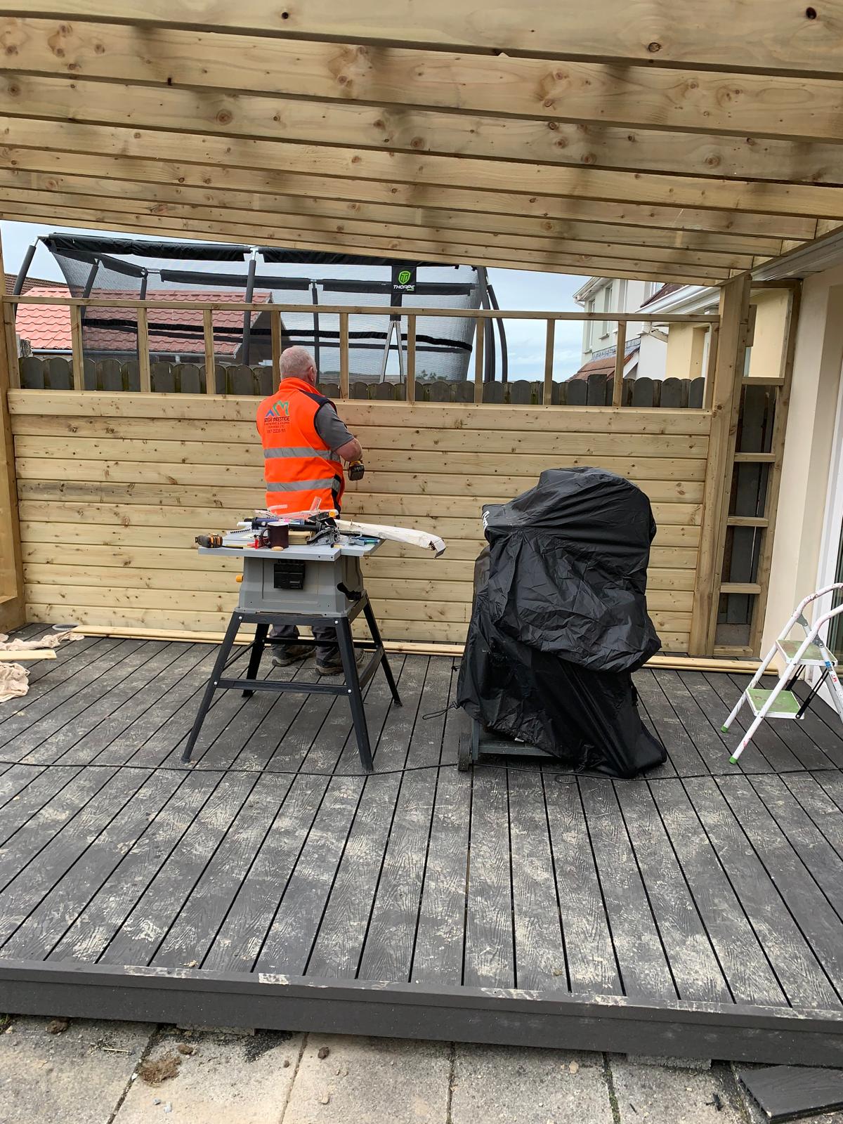 Garden Transformation with Composite Decking & Pergola, Blanchardstown, Dublin image 19
