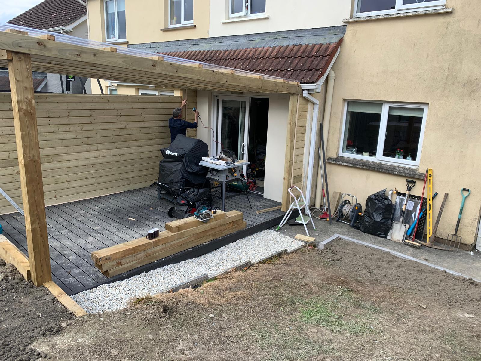 Garden Transformation with Composite Decking & Pergola, Blanchardstown, Dublin image 26