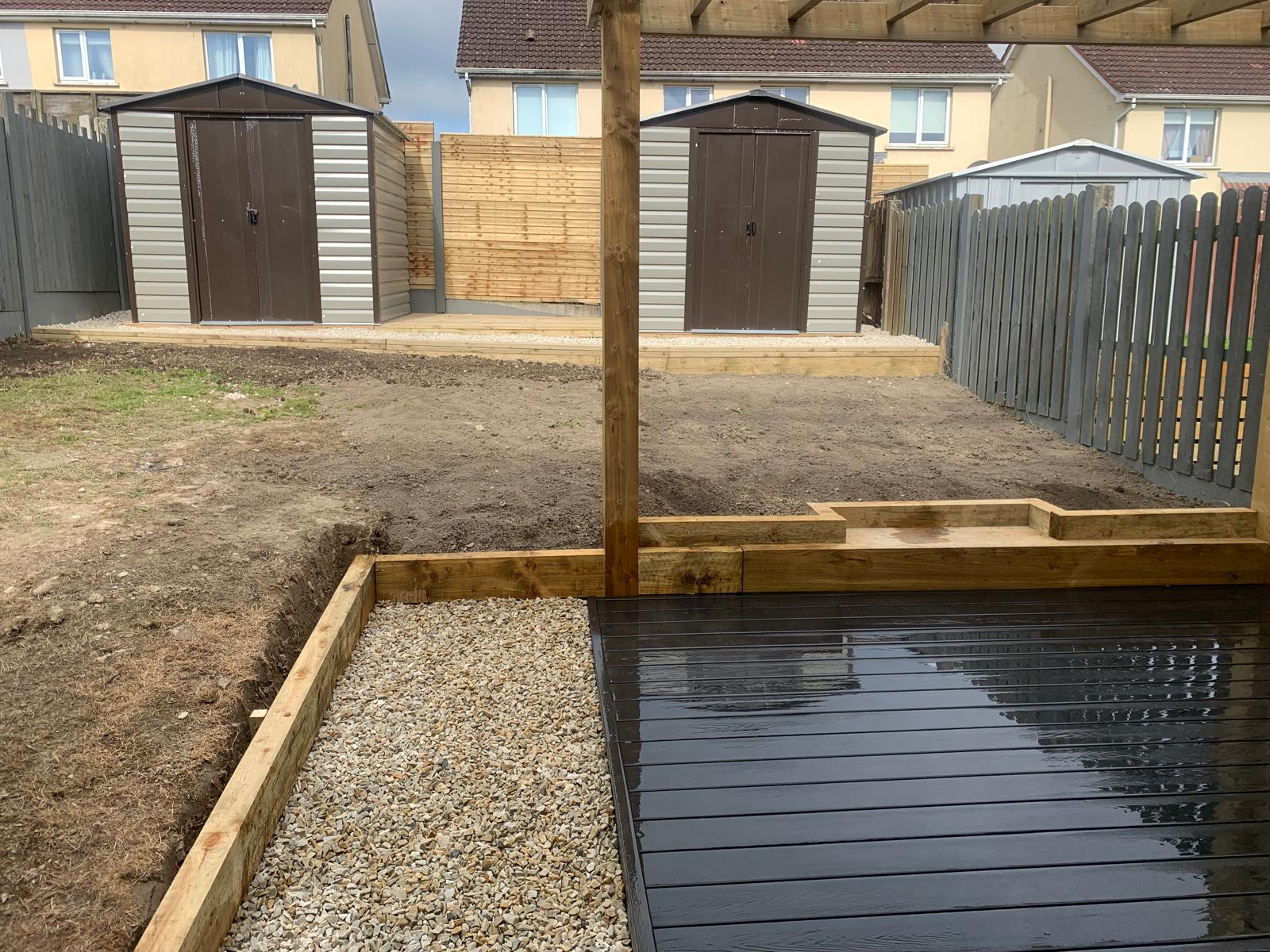 Garden Transformation with Composite Decking & Pergola, Blanchardstown, Dublin image 28