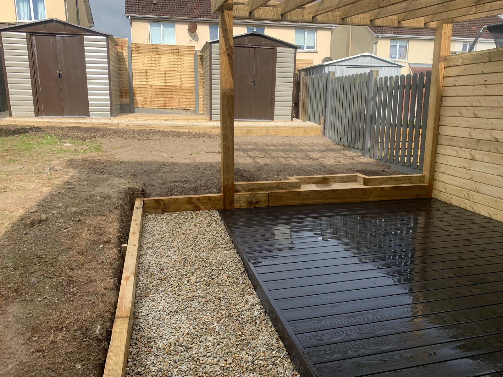 Garden Transformation with Composite Decking & Pergola, Blanchardstown, Dublin image 29